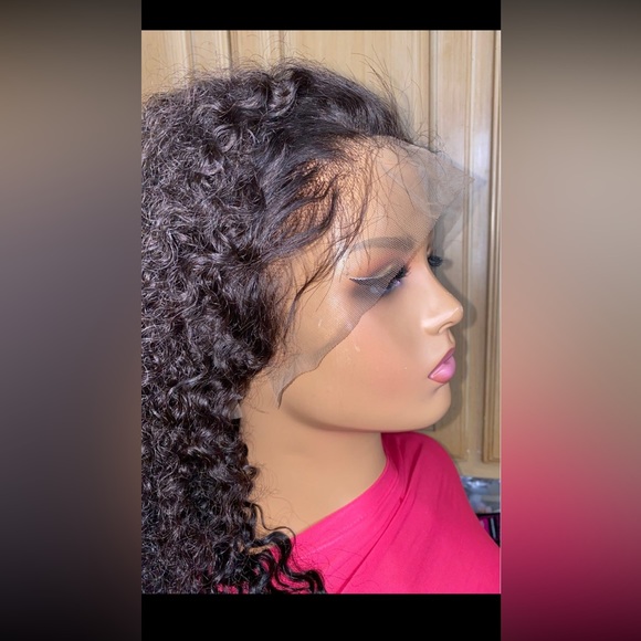 ❤️New❤️ 100% Human hair HD Lace front 22" wig❤️ - Picture 6 of 9